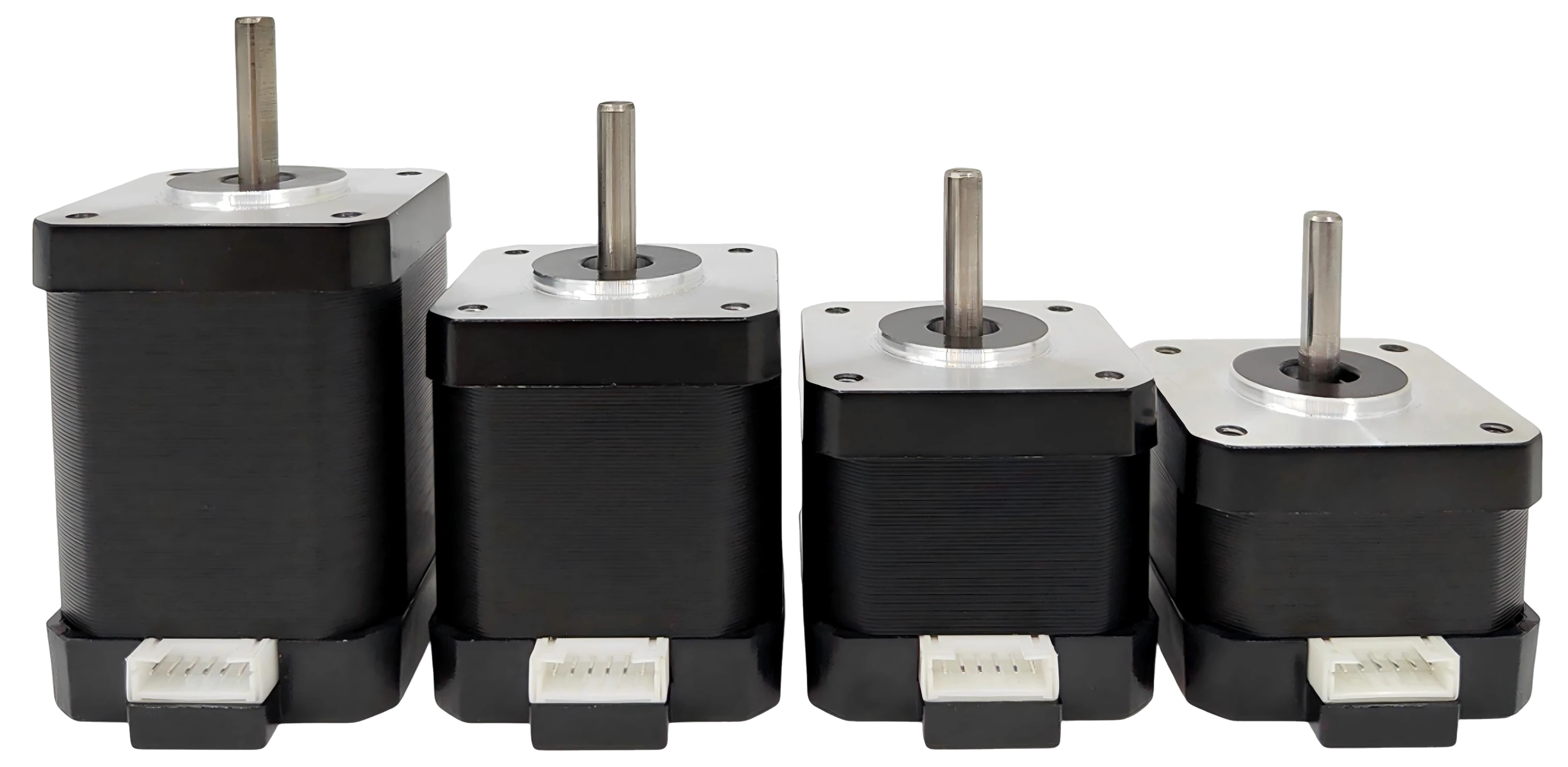 The four M17 models side by side, tallest to shortest: M17-60, M17-48, M17-40 and M17-34